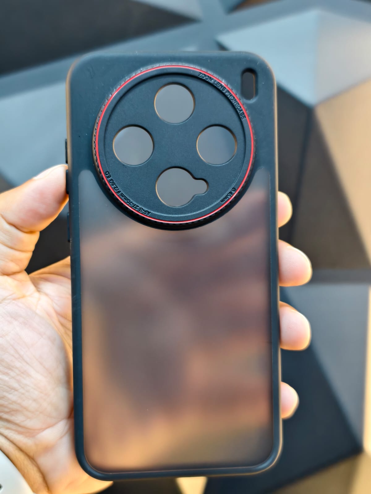 Vivo X200 Pro Mini Semi Transparent Protective Case